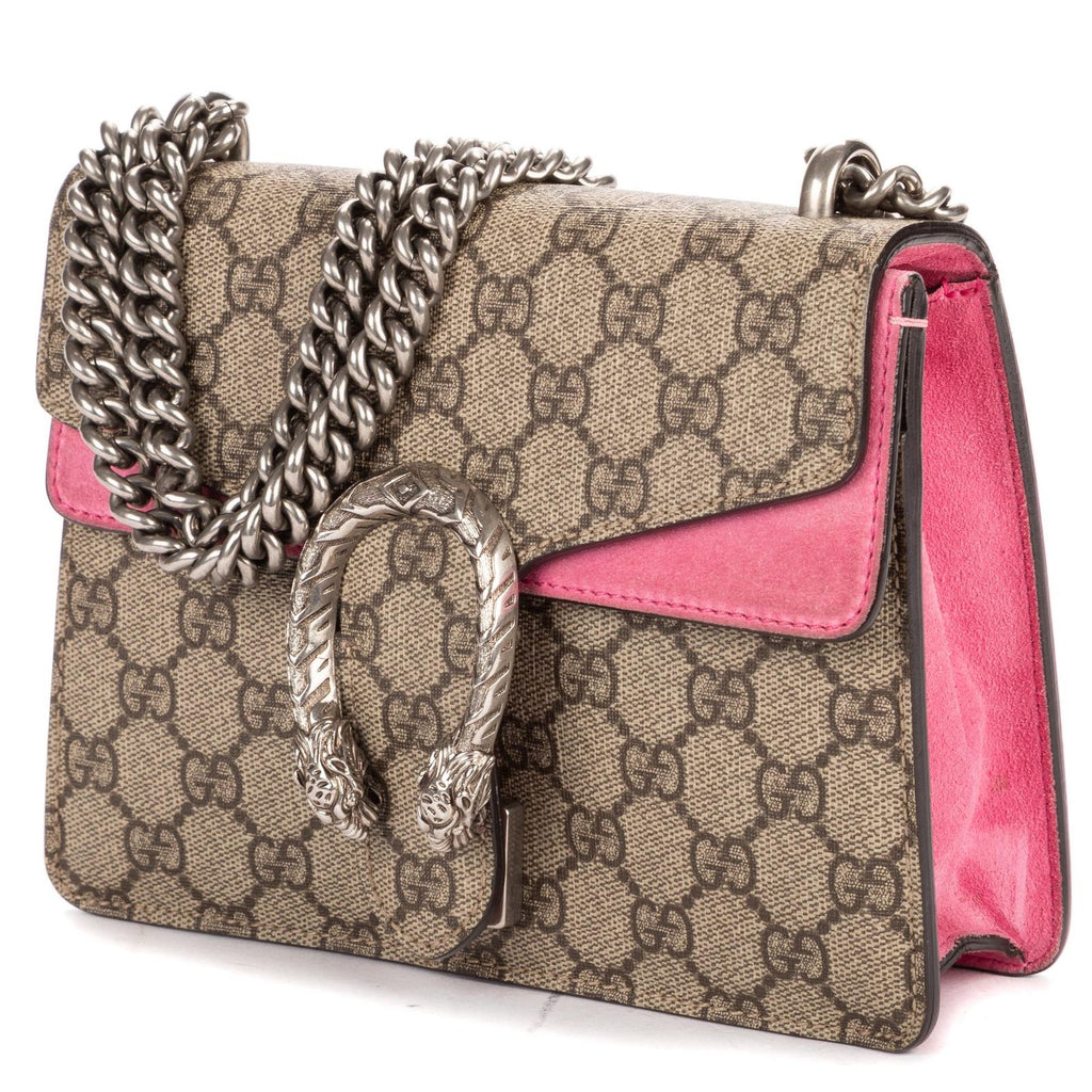 Gucci Mini Dionysus Beige Pink Split-m Canvas Shoulder — view 2