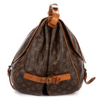 Louis Vuitton Double Strap Saumur Brown Monogram Canvas — view 4
