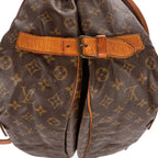 Louis Vuitton Double Strap Saumur Brown Monogram Canvas — view 7