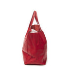 Celine Horizontal Cabas Red Calfskin Leather Tote — view 3