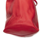Celine Horizontal Cabas Red Calfskin Leather Tote — view 8