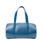 Louis Vuitton Soufflo Blue Epi Handbag — view 5