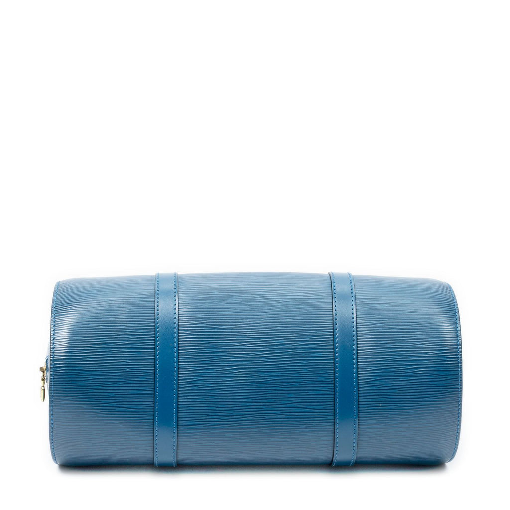 Louis Vuitton Soufflo Blue Epi Handbag — view 6