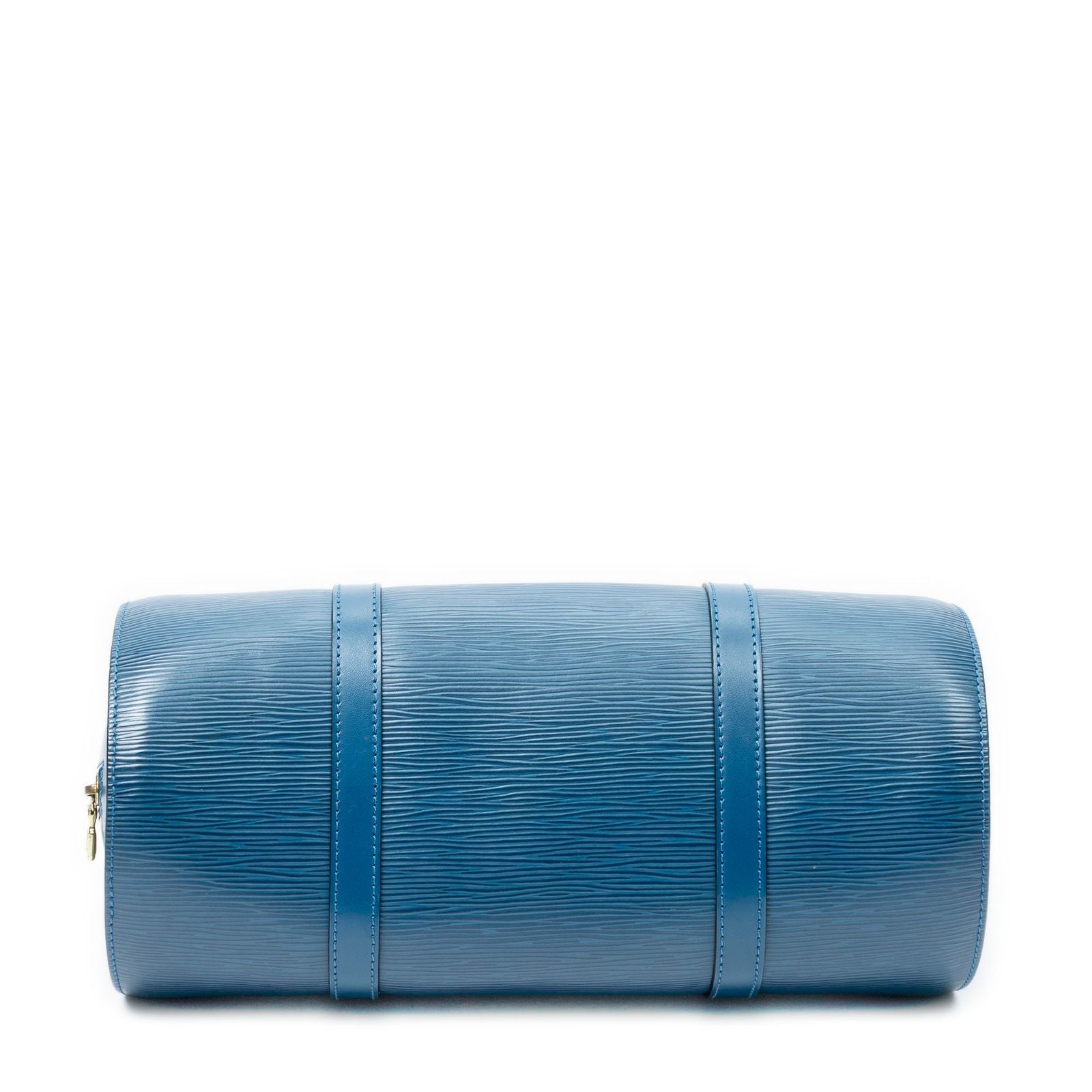 Louis Vuitton Soufflo Blue Epi Handbag — view 6