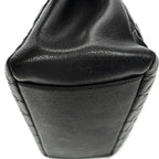 Chanel Grand Shopping Tote GST Black Quilted Caviar Leather — view 7