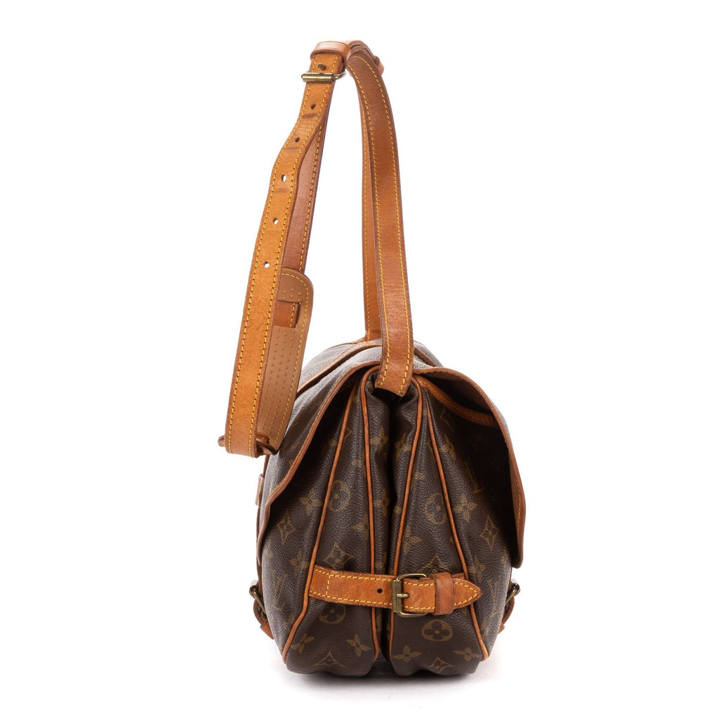 Louis Vuitton Saumur Brown Monogram Canvas — view 3