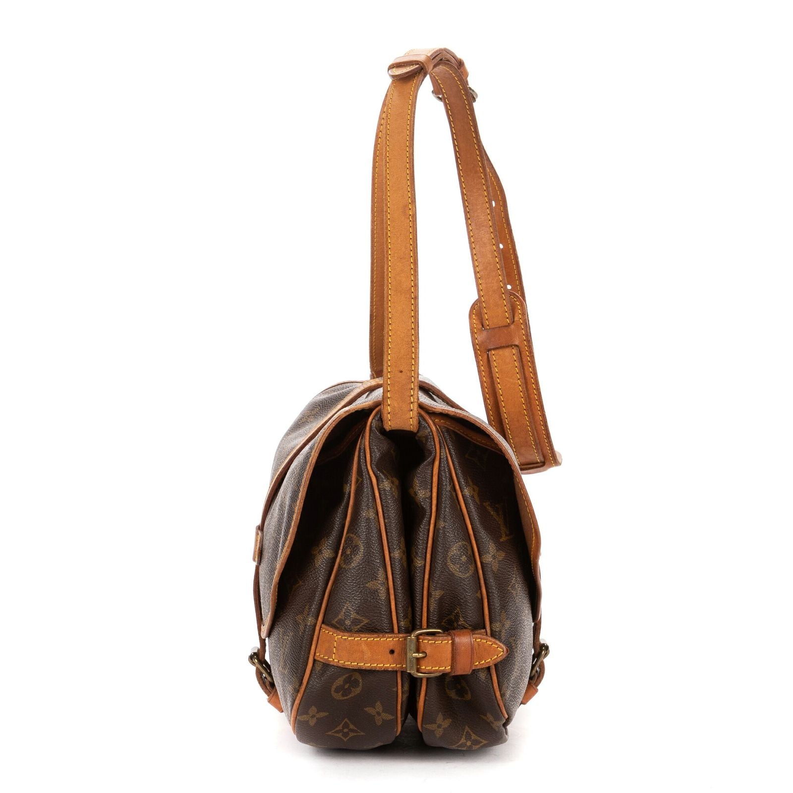 Louis Vuitton Saumur Brown Monogram Canvas — view 4