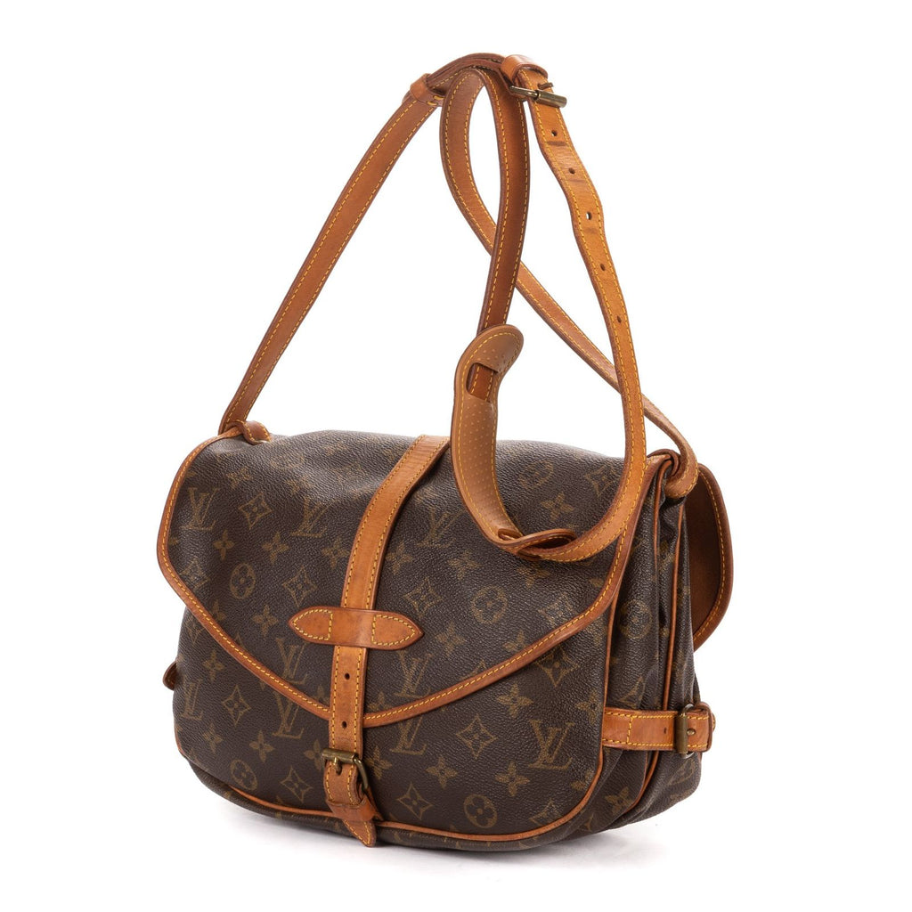 Louis Vuitton Saumur Brown Monogram Canvas — view 2