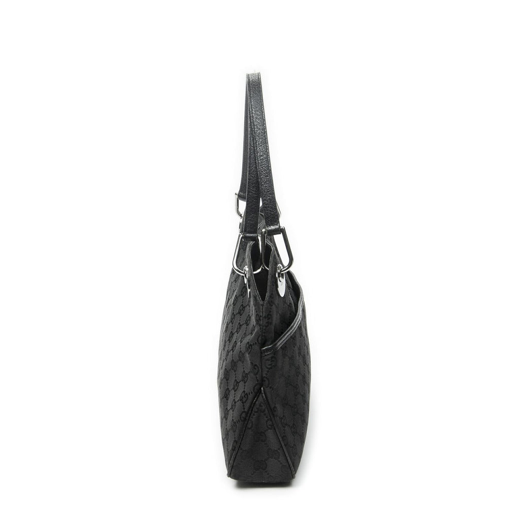 Gucci Eclipse Tote Black GG Canvas — view 4