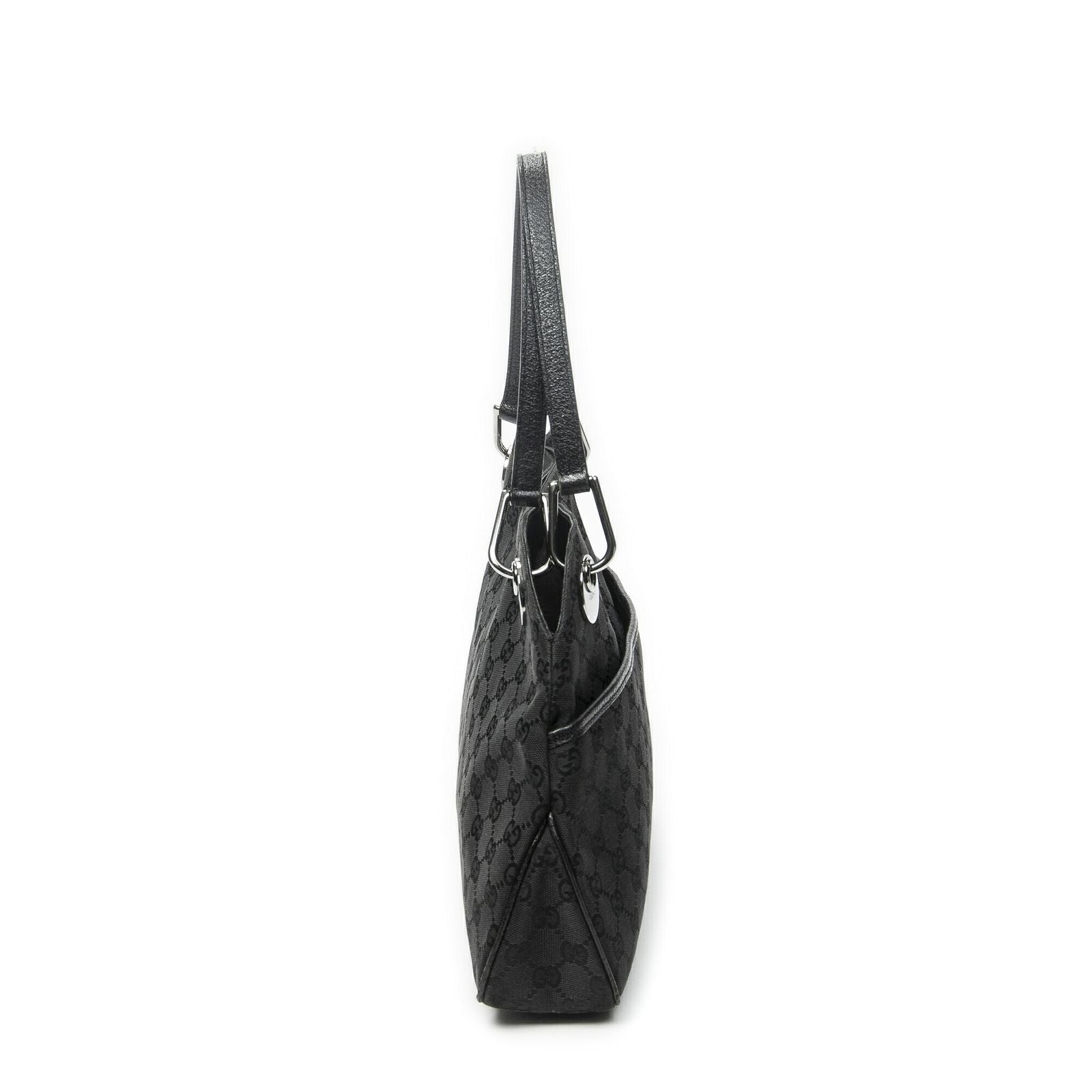 Gucci Eclipse Tote Black GG Canvas — view 4
