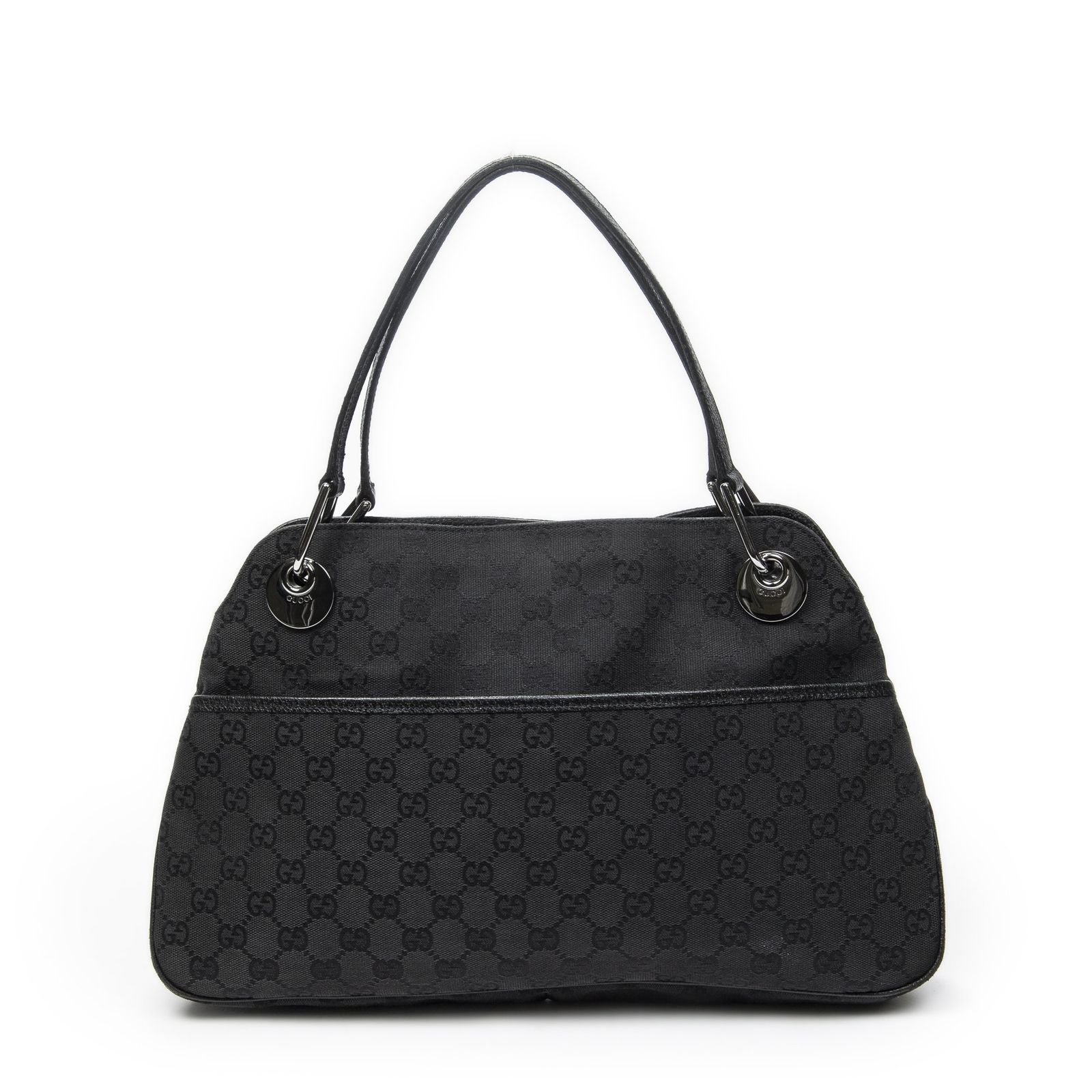 Gucci Eclipse Tote Black GG Canvas