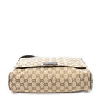 Gucci Flap Messenger Beige Brown GG Canvas — view 6