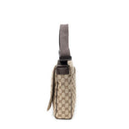 Gucci Flap Messenger Beige Brown GG Canvas — view 3