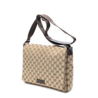 Gucci Flap Messenger Beige Brown GG Canvas — view 2