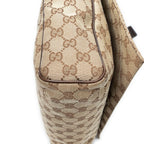 Gucci Flap Messenger Beige Brown GG Canvas — view 8