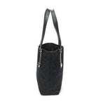 Gucci Cha Bucket Tote Black GG Canvas — view 4
