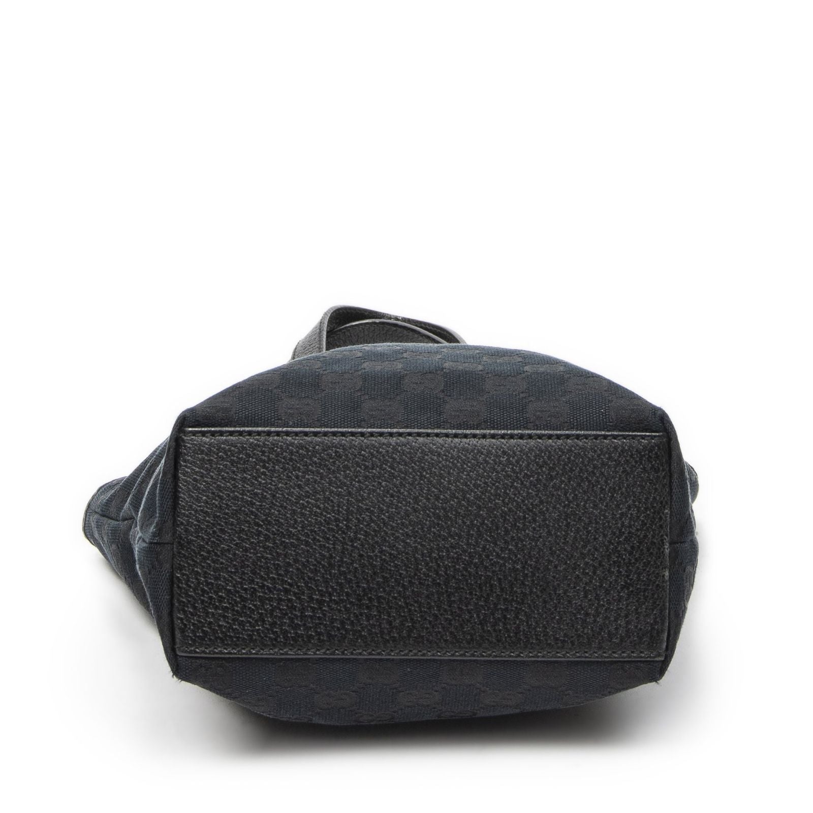 Gucci Cha Bucket Tote Black GG Canvas — view 6