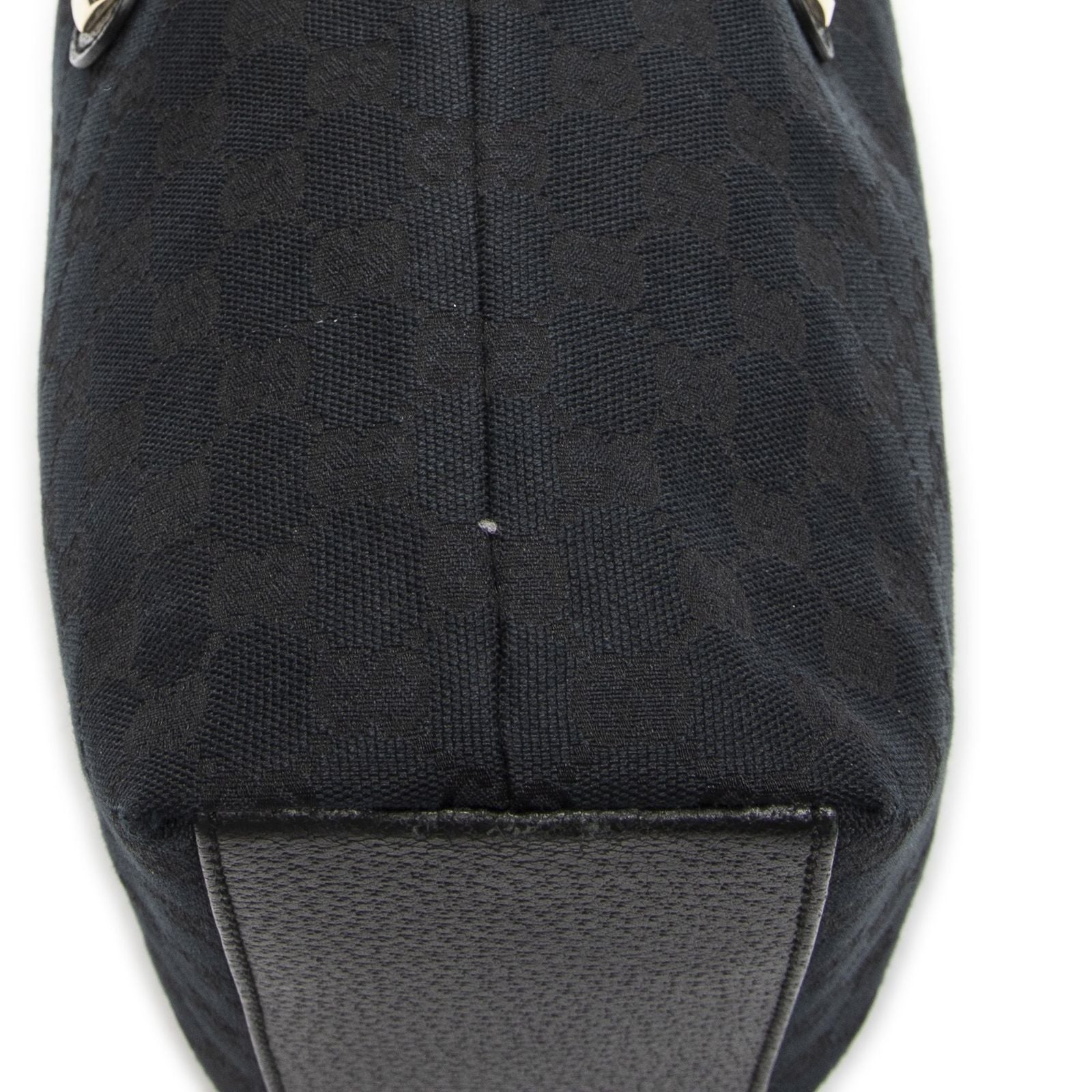 Gucci Cha Bucket Tote Black GG Canvas — view 8