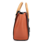 Celine Micro Tri Color Lugagge Brown Navy Beige Smooth Calfskin Shoulder — view 4