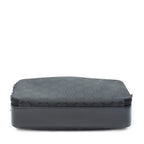 Gucci Front Pocket Messenger Bag Black GG Nylon Canvas — view 6
