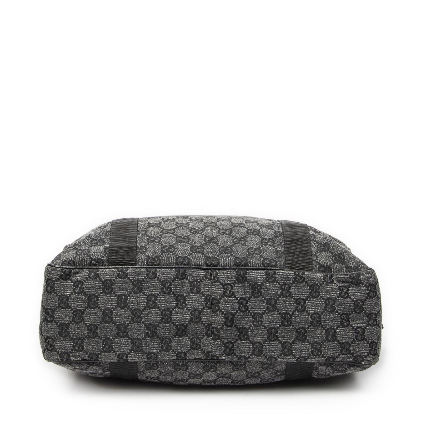 Gucci Laptop Bag Black GG Denim Canvas — view 6
