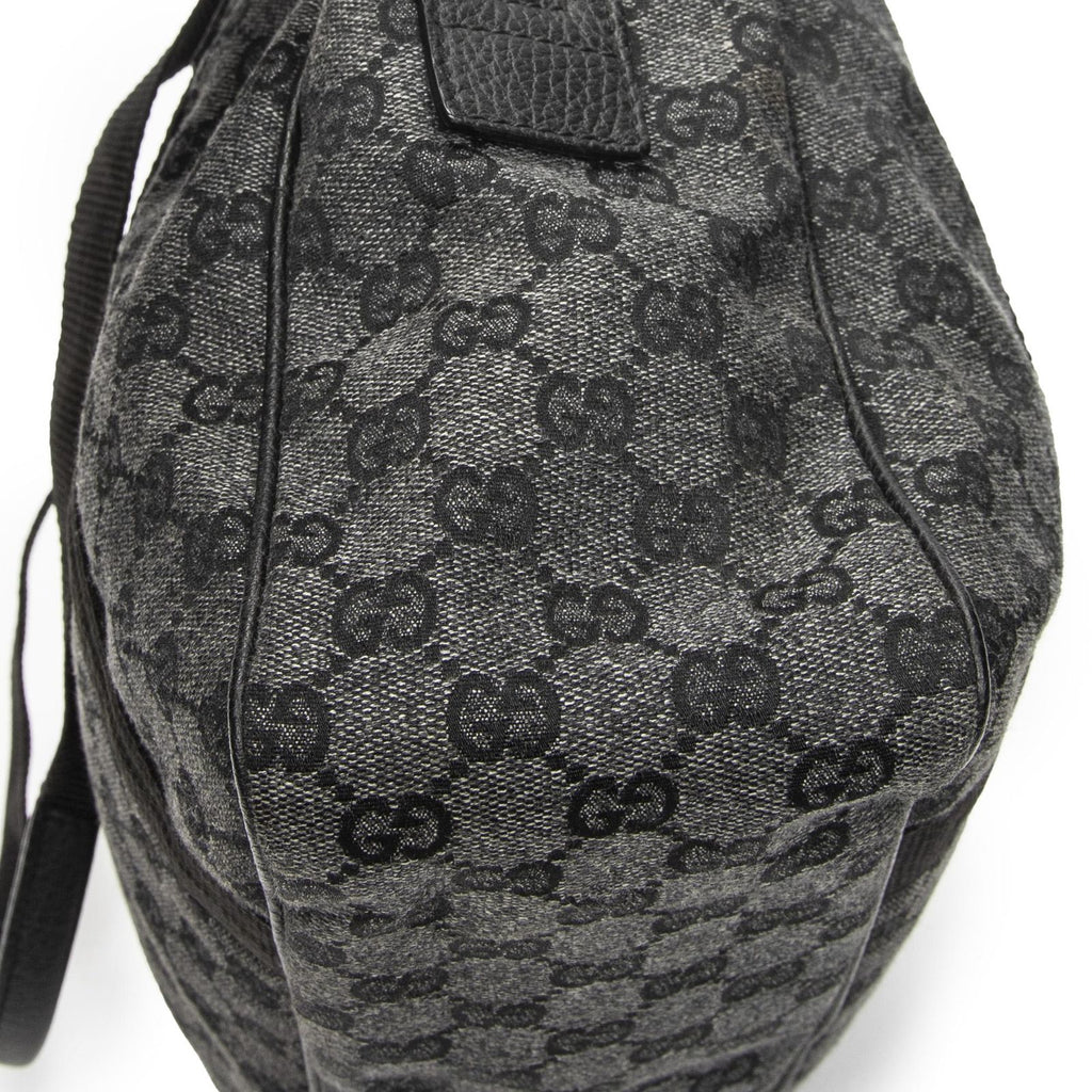 Gucci Laptop Bag Black GG Denim Canvas — view 7