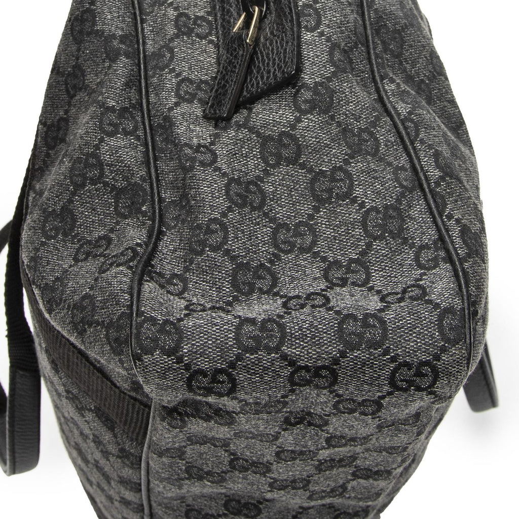 Gucci Laptop Bag Black GG Denim Canvas — view 8