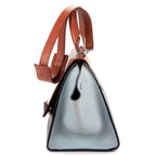 Celine Smo le Tricolor Trapeze Blue Navy Brown Smooth Calfskin Shoulder — view 3
