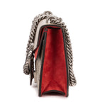 Gucci le Dionysus Chain Crossbody Beige Red Split Canvas — view 3