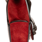 Gucci le Dionysus Chain Crossbody Beige Red Split Canvas — view 8