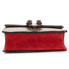 Gucci le Dionysus Chain Crossbody Beige Red Split Canvas — view 6
