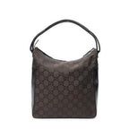 Gucci Vintage Mini Zip Bo Da Cu Brown GG Nylon Canvas Shoulder — view 5