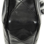 Chanel CC Tassel Camera Bag Black Quilted Lambskin Leather — view 7