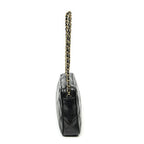 Chanel CC Tassel Camera Bag Black Quilted Lambskin Leather — view 3