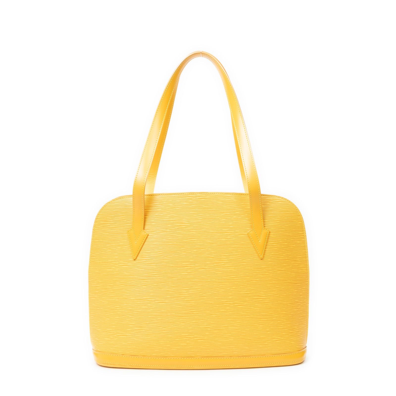 Louis Vuitton Lussac Yellow Epi Shoulder — view 5