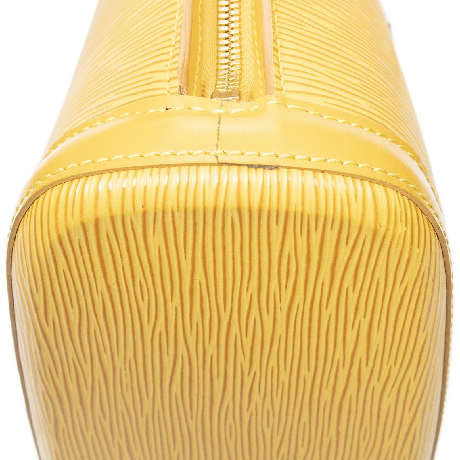 Louis Vuitton Lussac Yellow Epi Shoulder — view 8