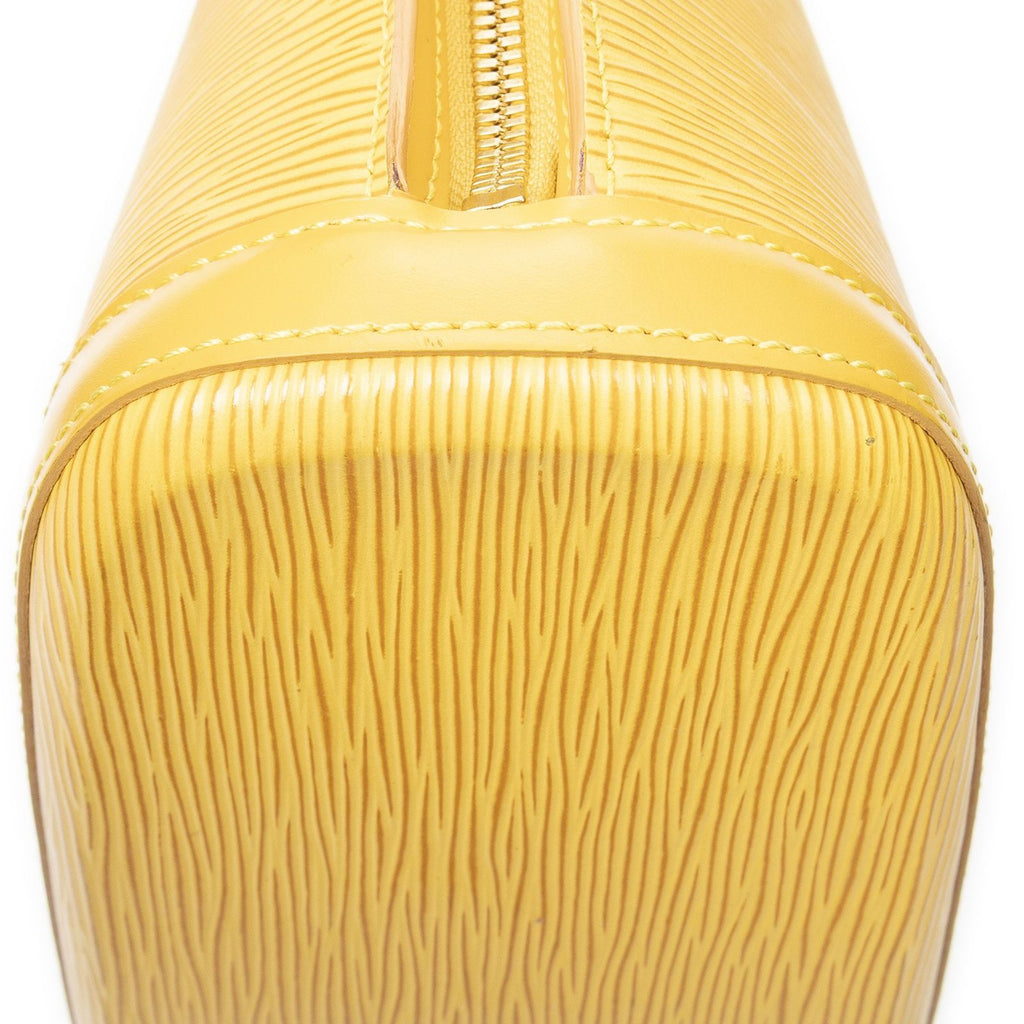 Louis Vuitton Lussac Yellow Epi Shoulder — view 7