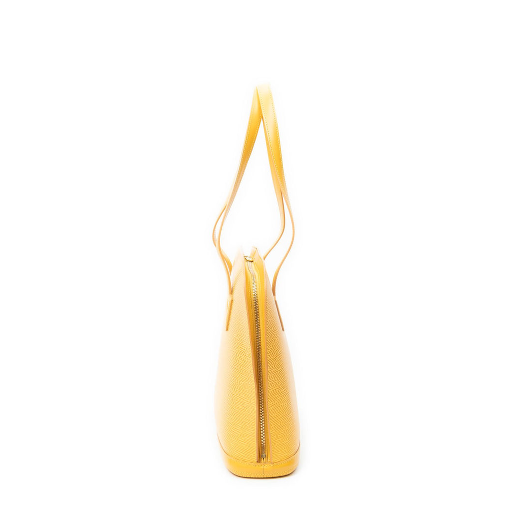 Louis Vuitton Lussac Yellow Epi Shoulder — view 4