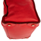 Celine Mini Lugagge Bag Red Calfskin Leather — view 8