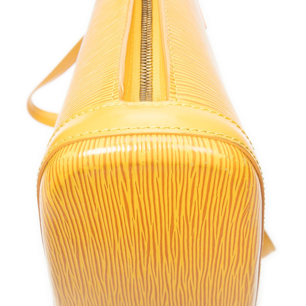 Louis Vuitton Lussac Yellow Epi Shoulder — view 7