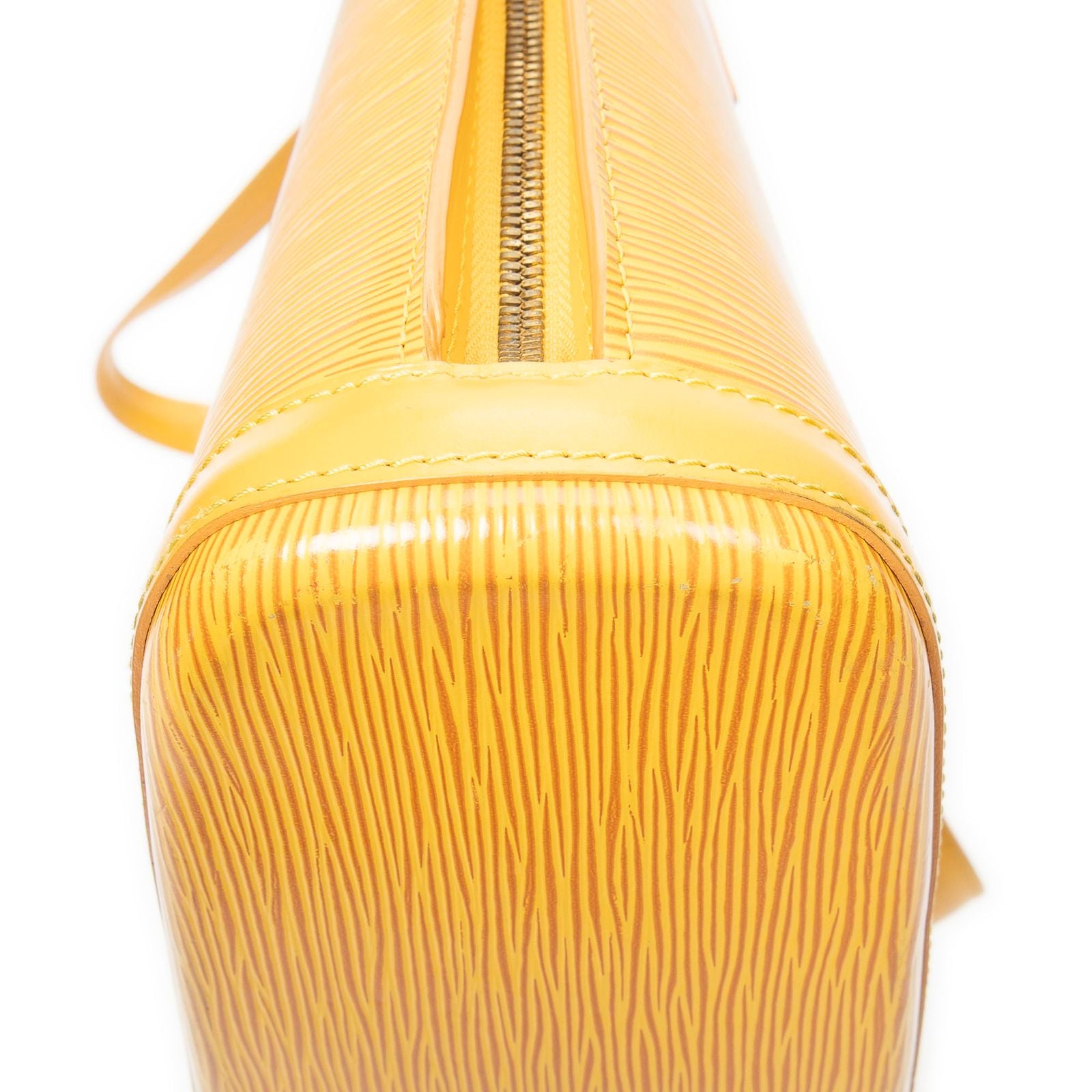 Louis Vuitton Lussac Yellow Epi Shoulder — view 7