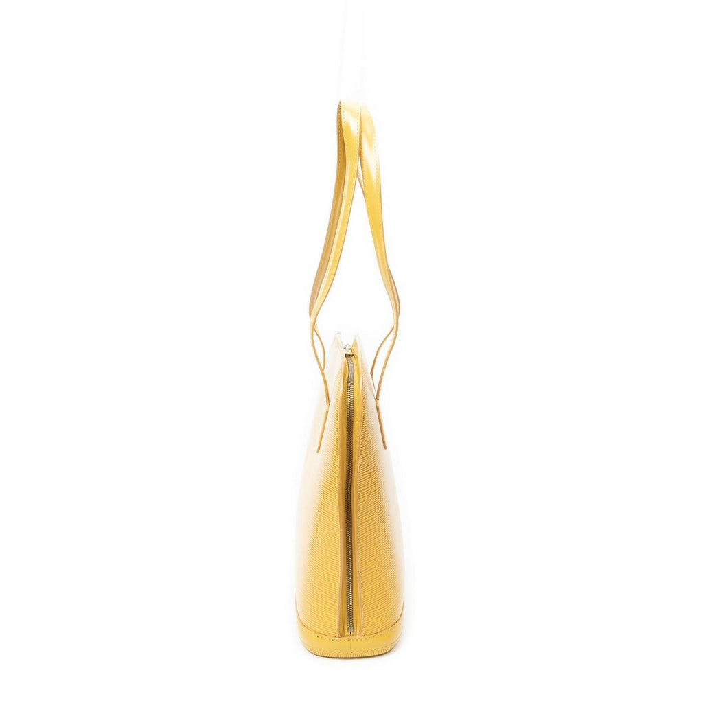 Louis Vuitton Lussac Yellow Epi Shoulder — view 4