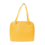 Louis Vuitton Lussac Yellow Epi Shoulder — view 5