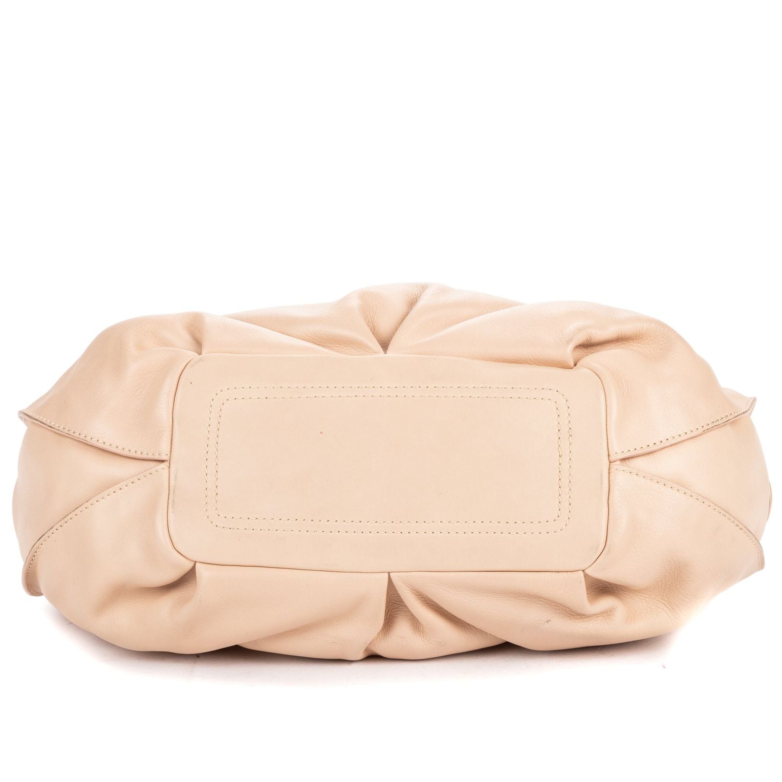 Celine Vita Sweet Toho Bo Beige Calfskin Leather Handbag — view 6