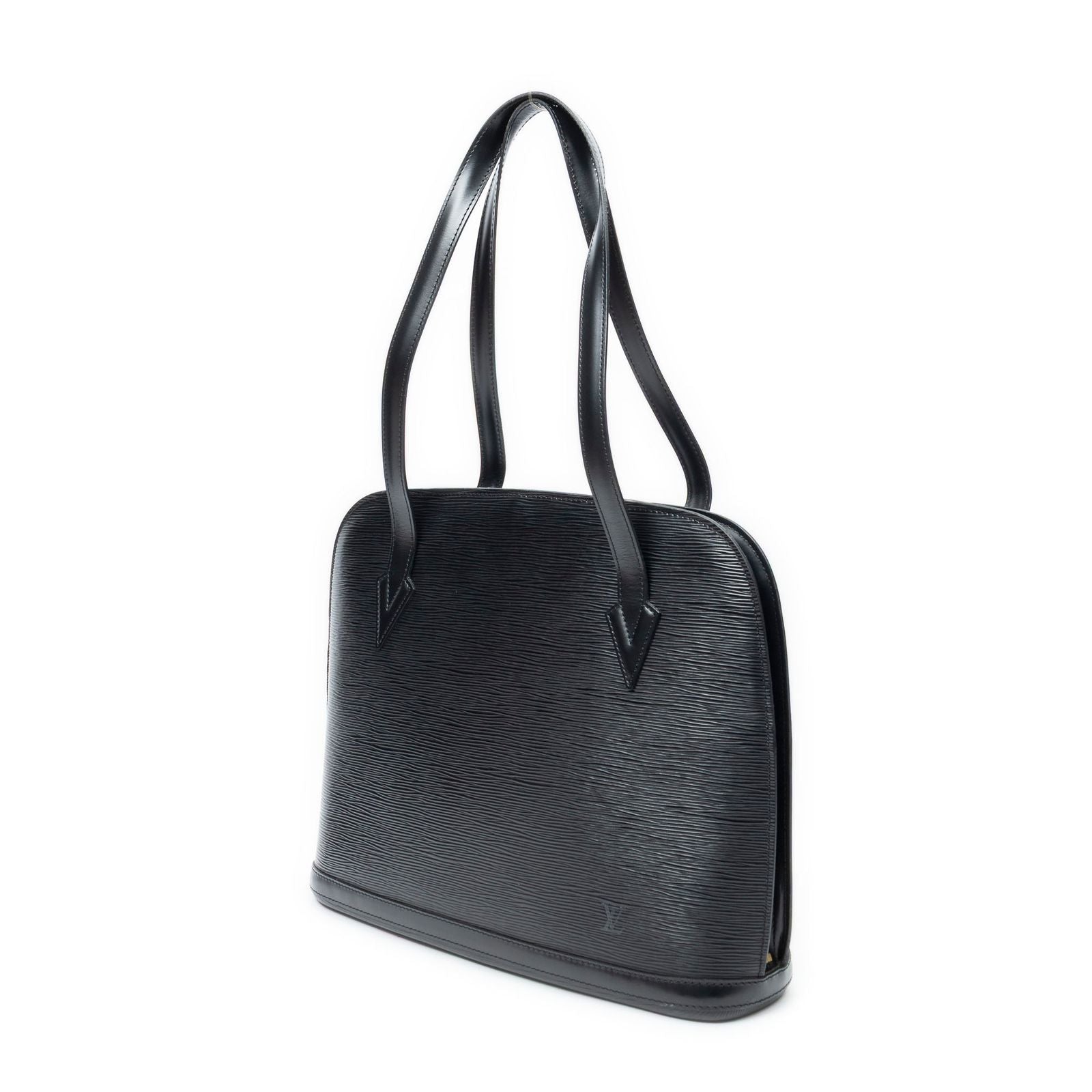 Louis Vuitton Lussac Black Epi Shoulder — view 2