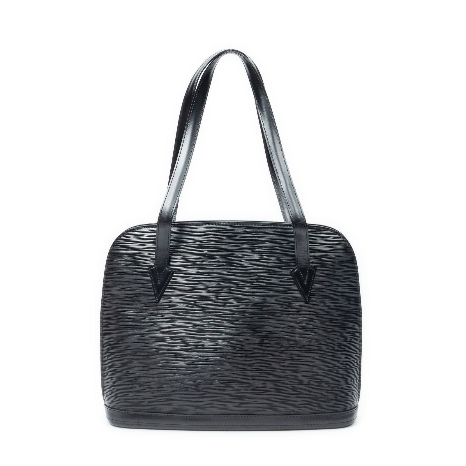 Louis Vuitton Lussac Black Epi Shoulder — view 5