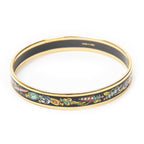 Hermes Enamel Bangle Black Vase Motifa — view 3