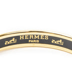 Hermes Enamel Bangle Black Vase Motifa — view 4