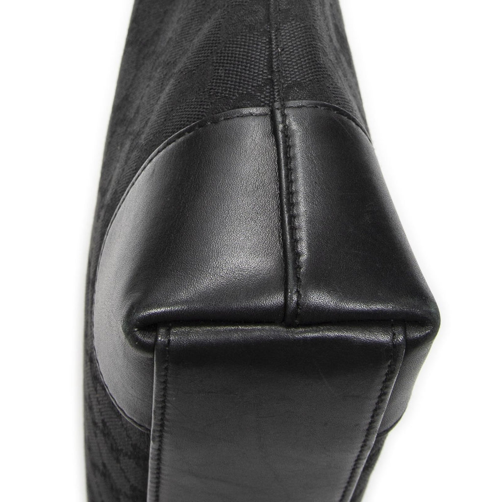 Gucci Shoulder Bo Black GG Canvas — view 8