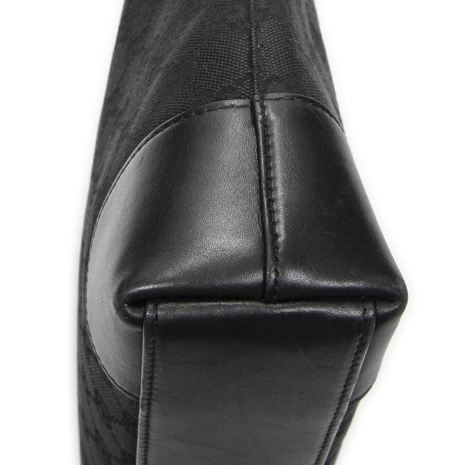 Gucci Shoulder Bo Black GG Canvas — view 8